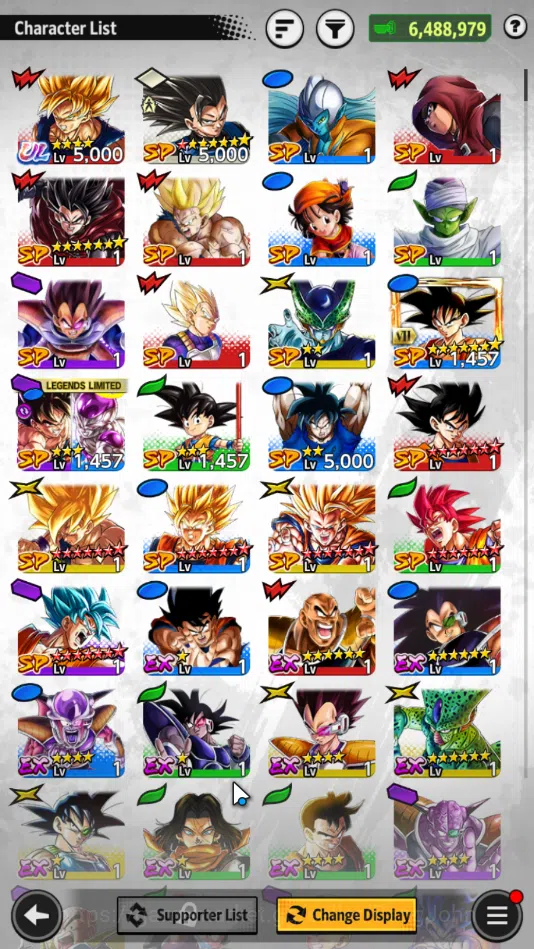 Dragon Ball Legends Accounts Lvl 142 | 6,4 M Total Power | 52k CC | 1 Ultra | U image 3