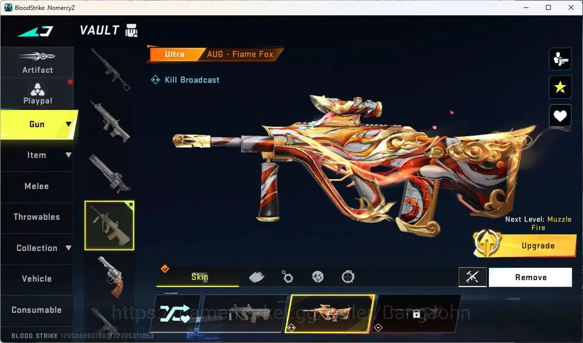 Blood Strike Accounts ASIA | 2 7DS: Kar98k,QBZ95|2 LTD: AR97,TR MP7|2 UL image 3