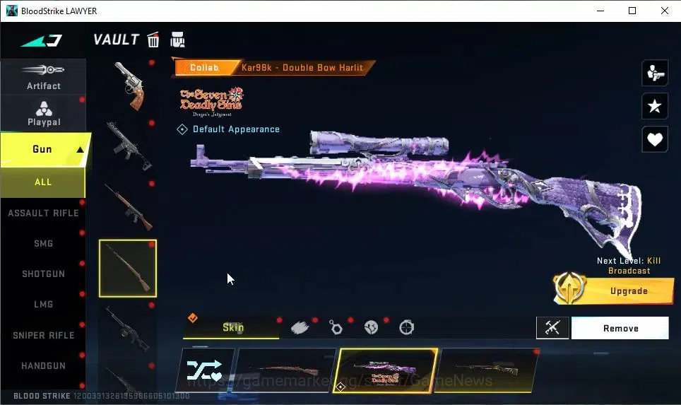 Blood Strike Accounts ASIA|Collab 7DS[M700,AK47,Kar98k,QBZ95]+AOT FAL|7  image 10