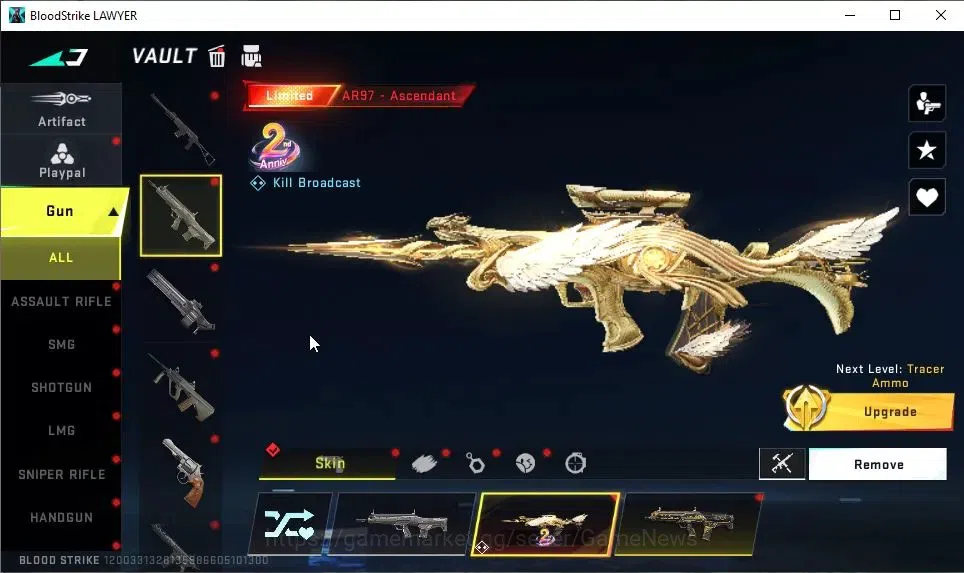 Blood Strike Accounts ASIA|Collab 7DS[M700,AK47,Kar98k,QBZ95]+AOT FAL|7  image 13