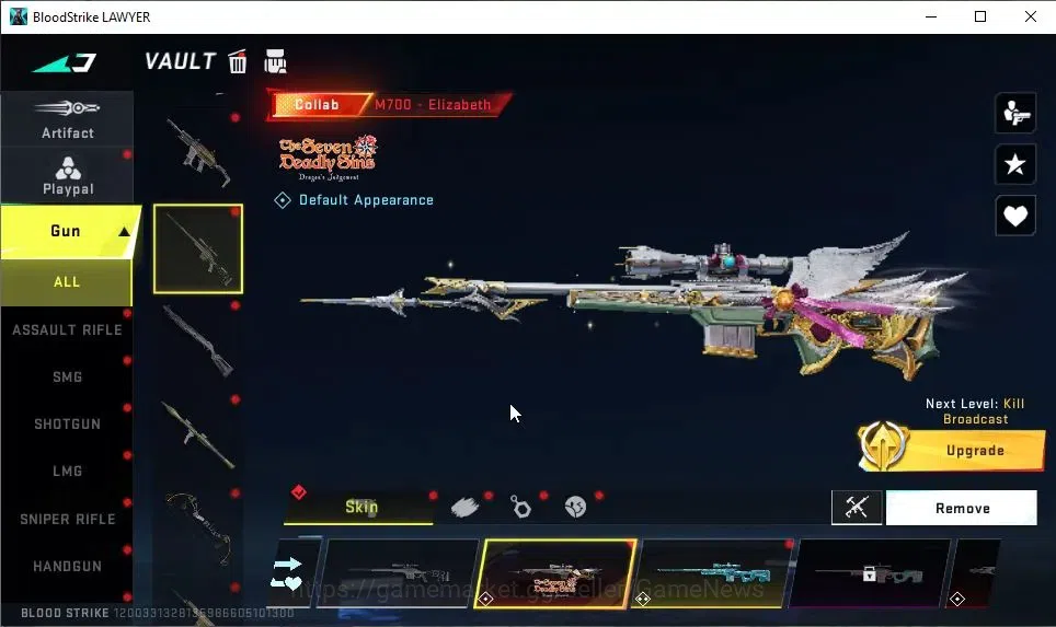 Blood Strike Accounts ASIA|Collab 7DS[M700,AK47,Kar98k,QBZ95]+AOT FAL|7  image 15