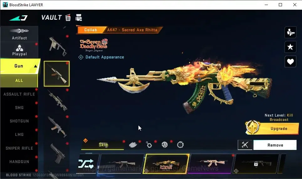 Blood Strike Accounts ASIA|Collab 7DS[M700,AK47,Kar98k,QBZ95]+AOT FAL|7  image 17