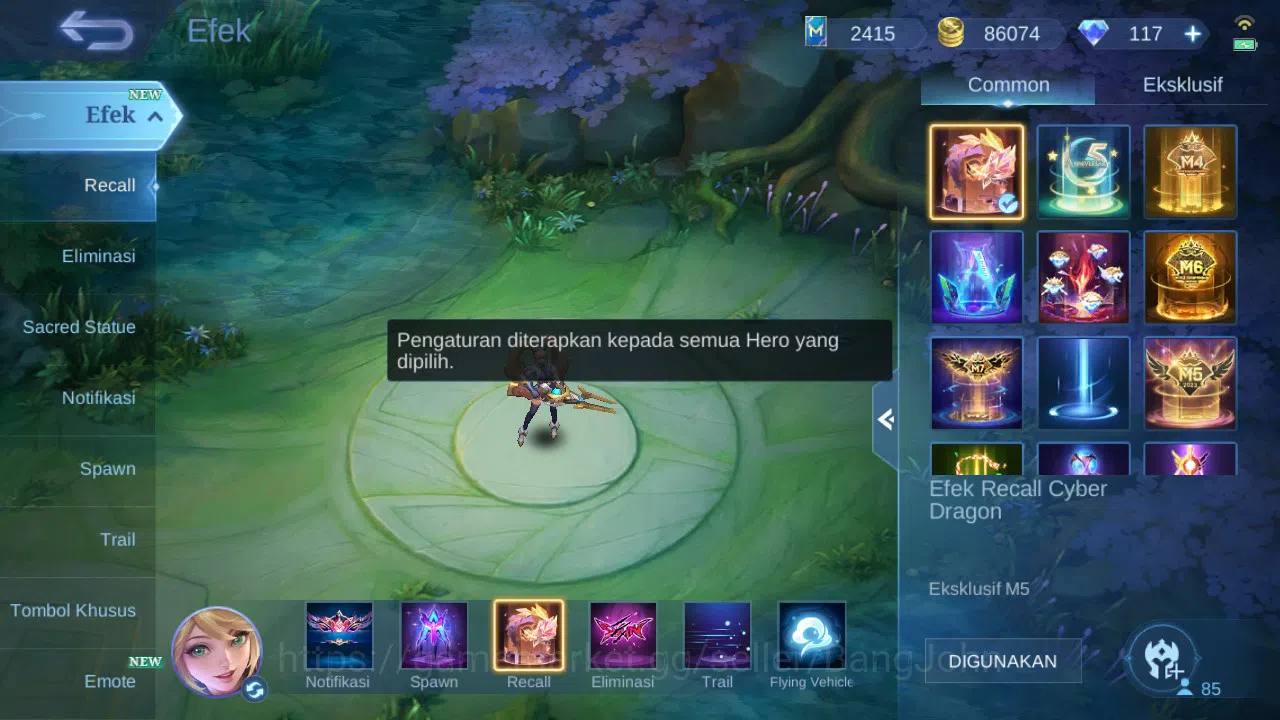 Mobile Legends: Bang Bang Accounts GLOBAL Hero 85 Skin 227 Legend Granger | CC Grange image 10