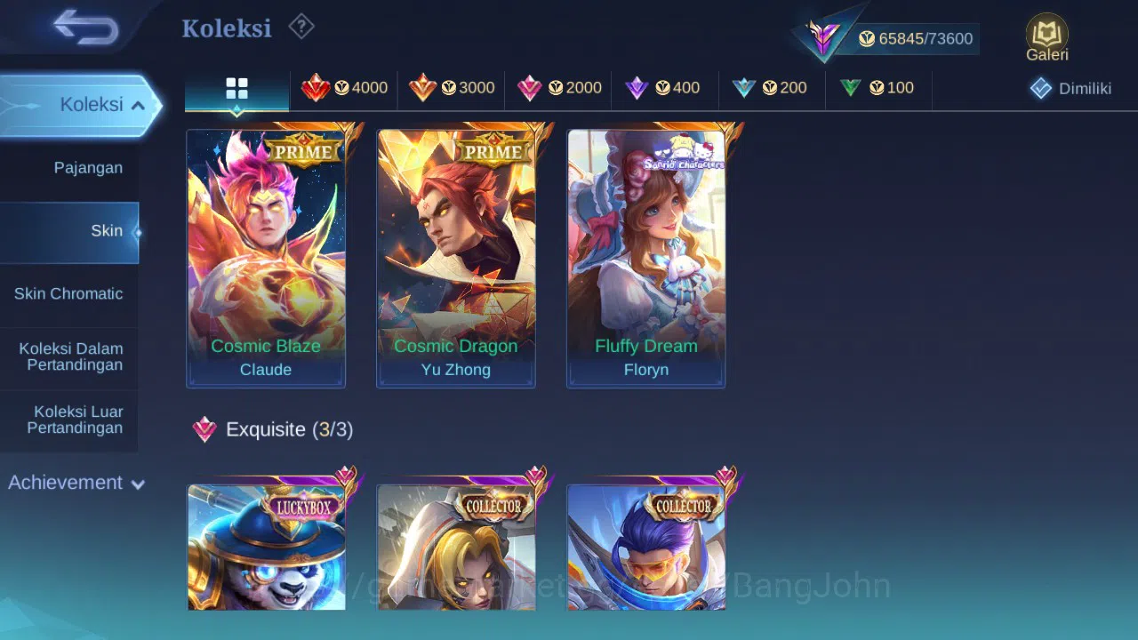 Mobile Legends: Bang Bang Accounts GLOBAL Hero 85 Skin 227 Legend Granger | CC Grange image 2