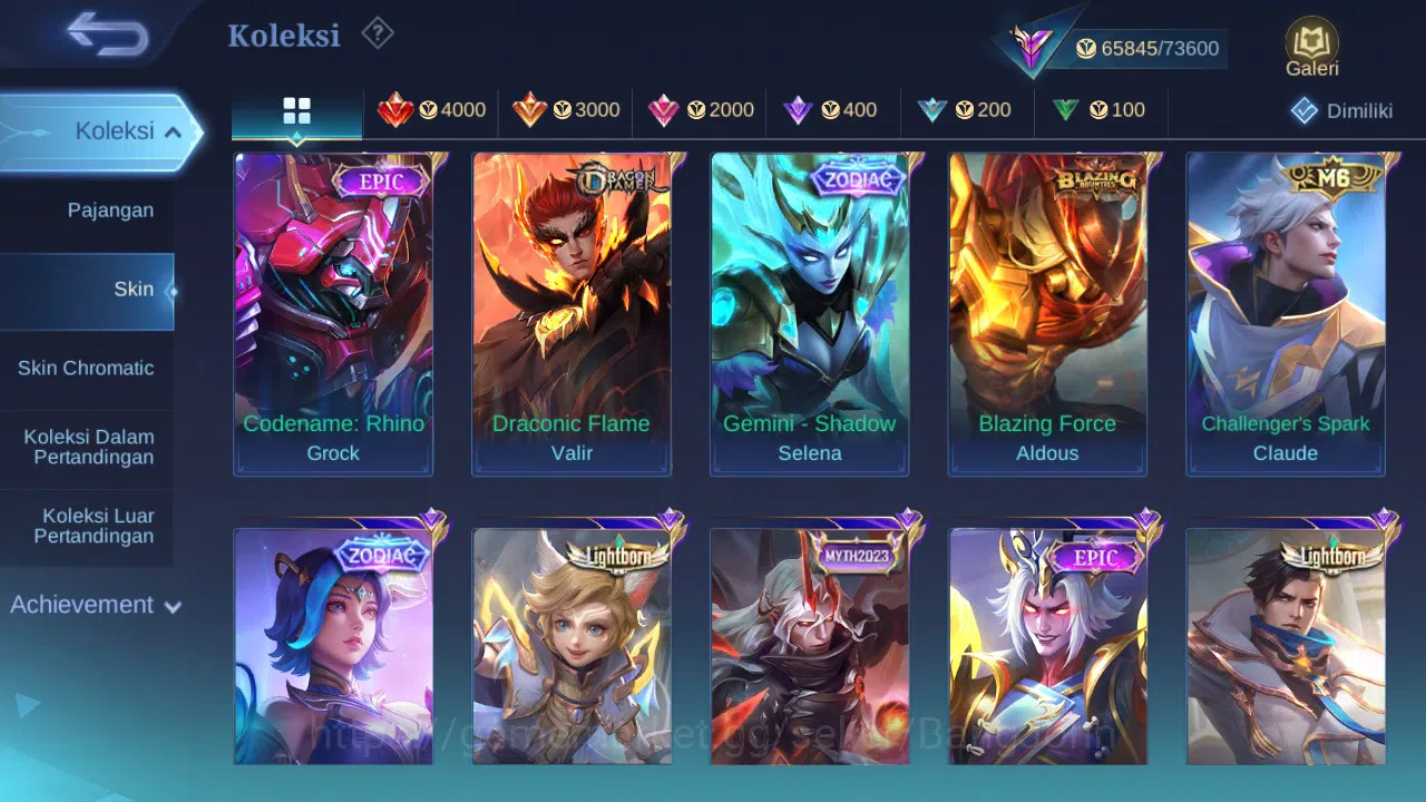 Mobile Legends: Bang Bang Accounts GLOBAL Hero 85 Skin 227 Legend Granger | CC Grange image 6