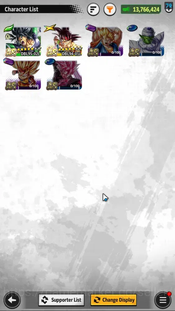 Dragon Ball Legends Accounts 13M TotalPower|LV153|4UL+2LR+9LL|SSG SS Gogeta,2 S image 4