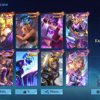 Mobile Legends: Bang Bang Accounts Collector Hero133|Skin 419|Ex Immo114|Recal Seal Anvil|Legend