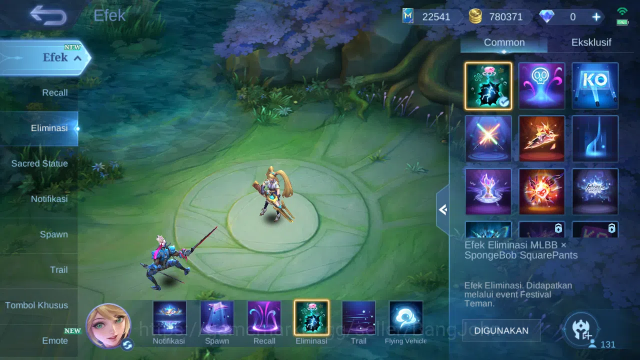 Mobile Legends: Bang Bang Accounts Hero 131 | skin 193 | kof karina | spongebob cyclo image 7