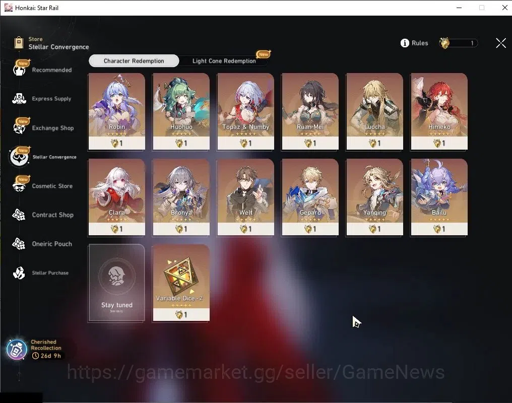 Honkai Star Rail Accounts Asia|TL 21|1 Golden Companion|2 Limited| Silver Wo image 13