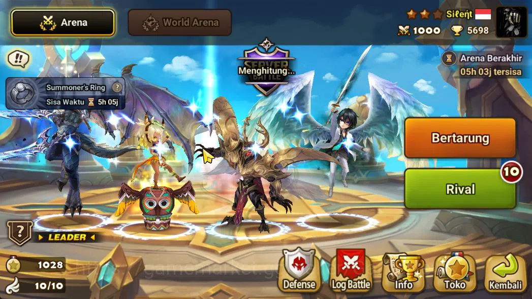 Summoners War: Sky Arena Accounts Mid-Game ASIA Lv100|1 LD(Artamiel)|40 NB5(Feng Yang,Laika,Lamiella,Etc)+72 6*Monster|All 10