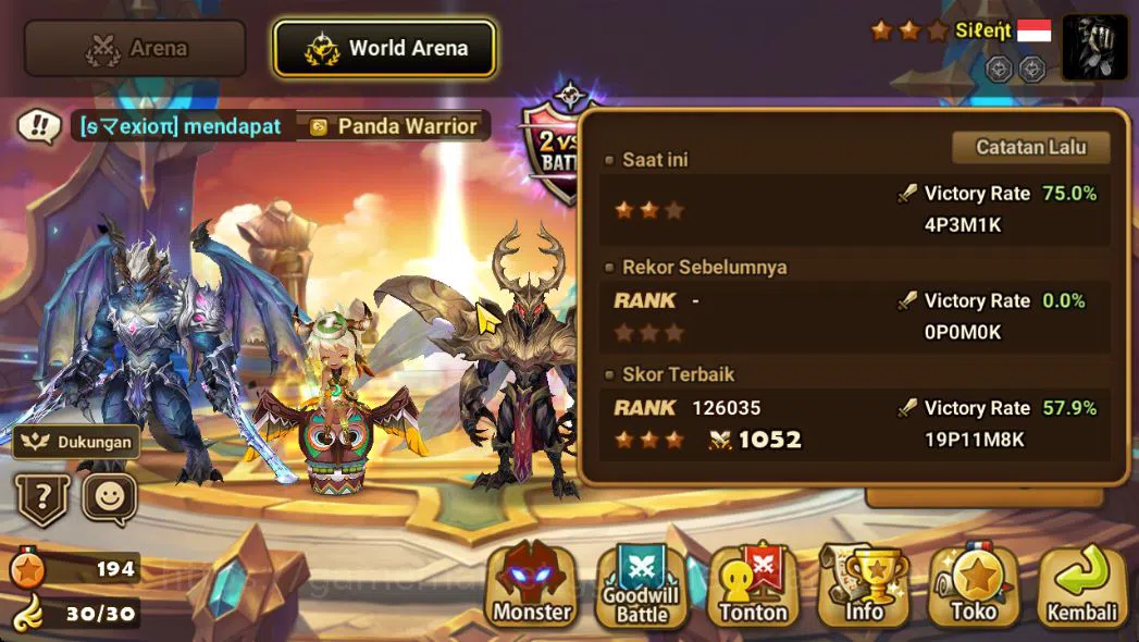 Summoners War: Sky Arena Accounts Mid-Game ASIA Lv100|1 LD(Artamiel)|40 NB5(Feng Yang,Laika,Lamiella,Etc)+72 6*Monster|All 11