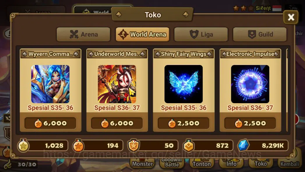 Summoners War: Sky Arena Accounts Mid-Game ASIA Lv100|1 LD(Artamiel)|40 NB5(Feng Yang,Laika,Lamiella,Etc)+72 6*Monster|All 12