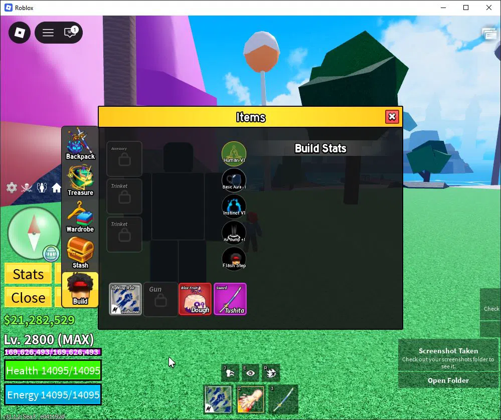 Roblox Accounts Blox Fruit |Lv Max + Dough,GodHuman|21M Beli 38K Frag|2 Myth Weap 4 Legend Fruit |Human V1|Unverif(RBL932) 9