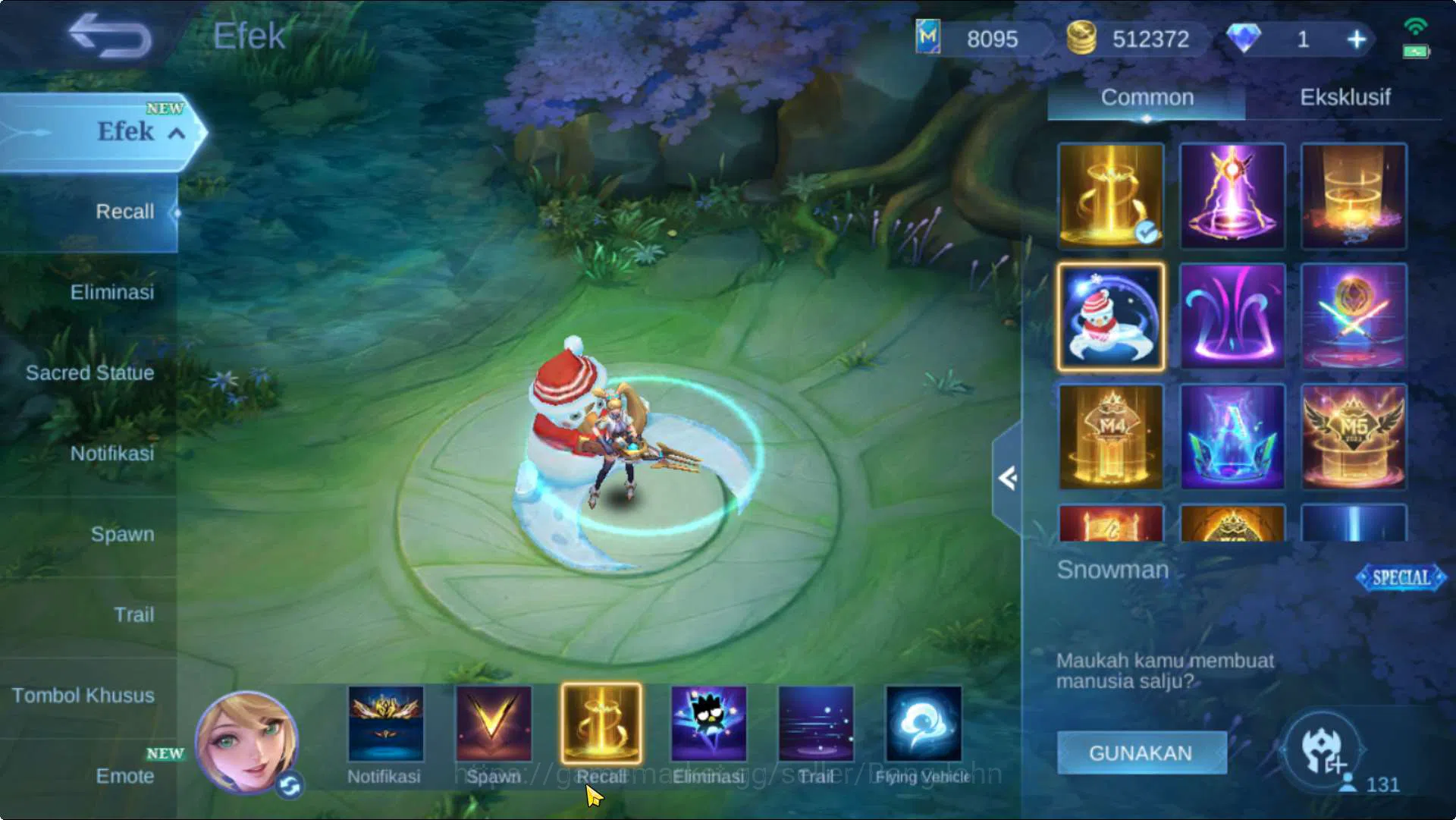 Mobile Legends: Bang Bang Accounts Hero 131 Skin 281 | CC Parsha+Natalia, KOF Karina, image 8