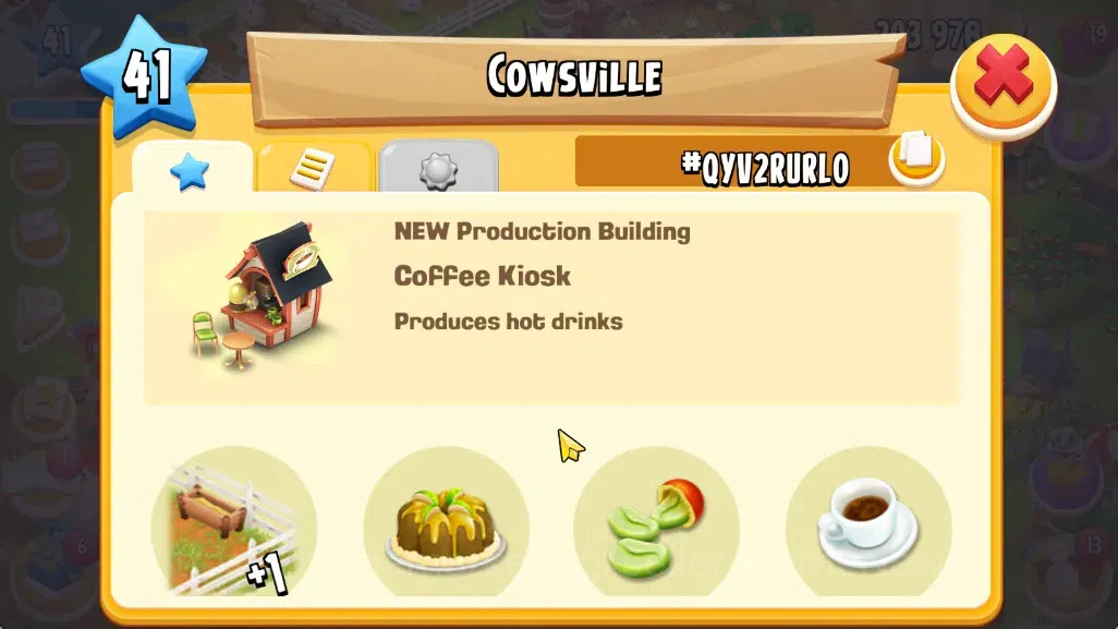 Hay Day Accounts Level 41 | Barn Storage 1100 + Silo Storage 625 |  image 10