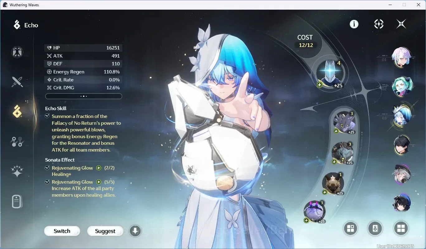 Wuthering Waves Accounts SEA|UL 58|Rank 6|3 Char Limited [(Lucy)Rc6,Rebecca image 8