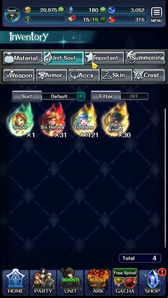 Last Cloudia Accounts Mid‑Game GLOBAL|Rank 7|Collab Brave Frontier (Goddess Tilith,Fire God Vargas) + (Goddess Lilaha)| 4 8