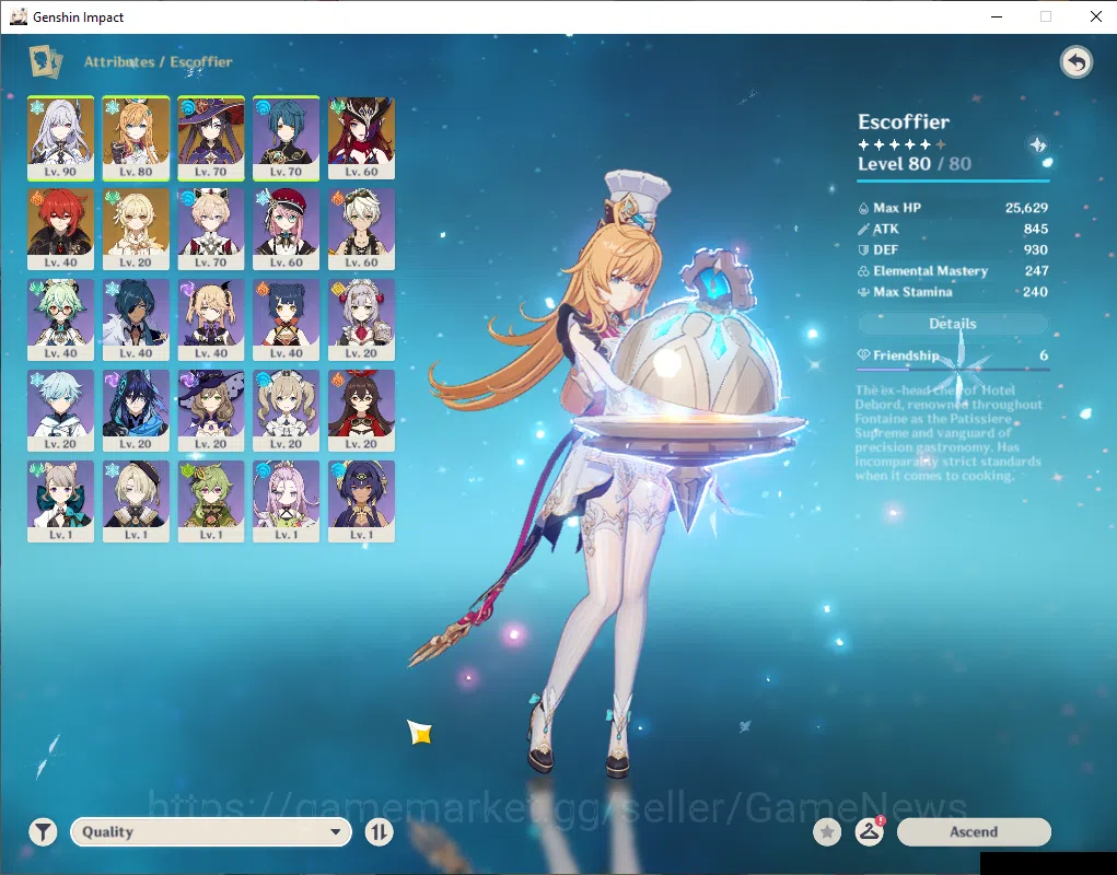 Genshin Impact Accounts ASIA|AR 50|3 Limited +2(*5Weapon)|Chasca+Sign,Skir image 12