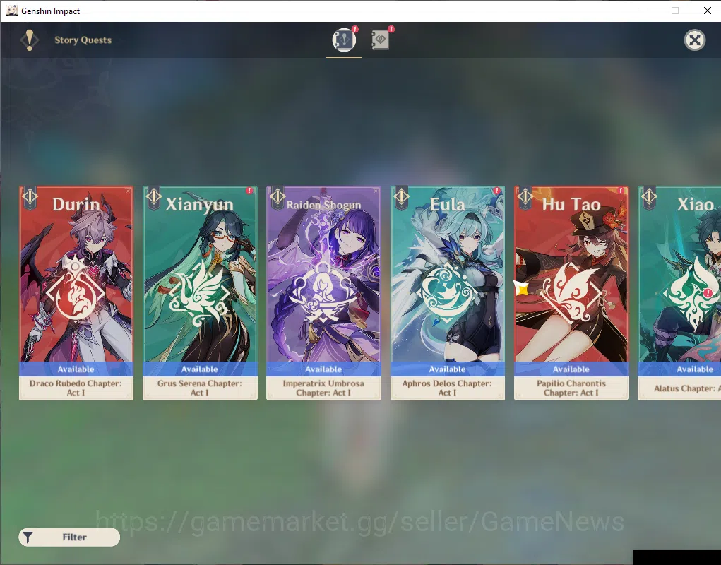 Genshin Impact Accounts ASIA|AR 50|3 Limited +2(*5Weapon)|Chasca+Sign,Skir image 4