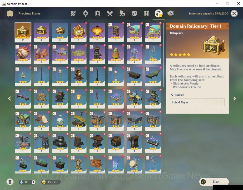 Genshin Impact Accounts ASIA|AR 50|3 Limited +2(*5Weapon)|Chasca+Sign,Skir image 6