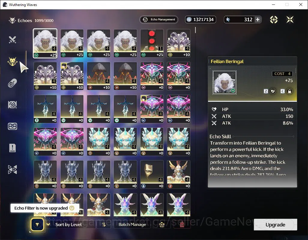 Wuthering Waves Accounts SEA|UL 47|125 Lustrous+236 Coral|3 Limited| [Sigri image 5