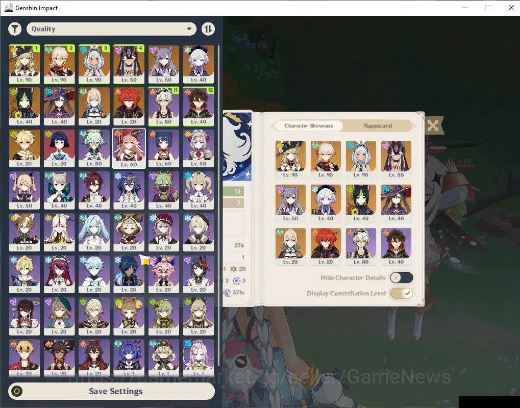 Genshin Impact Accounts ASIA | AR 51 | 4 Limited + 2 (*5Weapon) | [Navia,M image 1
