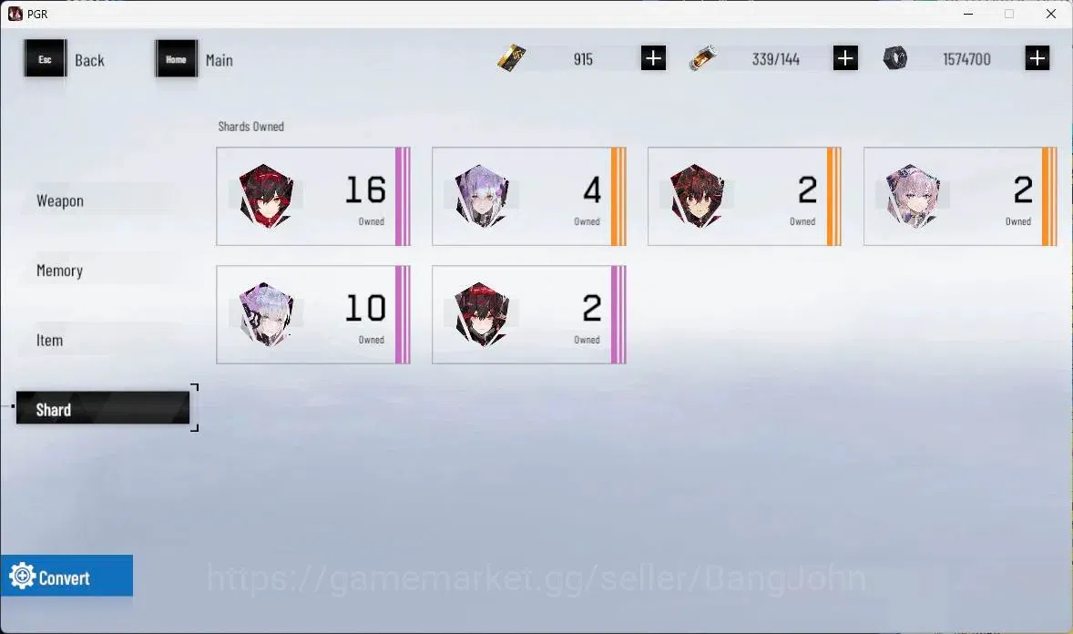 Punishing: Gray Raven Accounts ASIA | S Lucia CW,S Kamui T,S Lucia IC,S Feral+Sig image 4