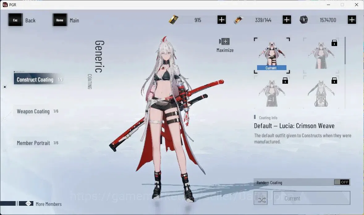 Punishing: Gray Raven Accounts ASIA | S Lucia CW,S Kamui T,S Lucia IC,S Feral+Sig image 9