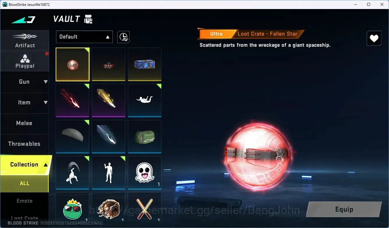 Blood Strike Accounts ASIA | 1 ULTRA MELEE: Lightblade | 1 AOT GUN: KAG- image 9