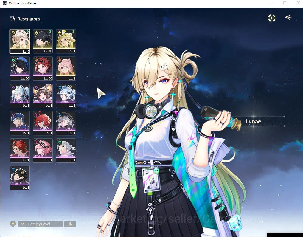 Wuthering Waves Mid-Game SEA | UL 47 | 1 Limited | [Lynae R4]+Sign | MC Fem image 1
