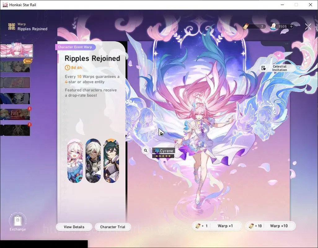 Honkai Star Rail Accounts Others Asia|TL 60|6 Limited|(Evanescia)+Sign Yao Guang,HuoHuo,Mortenax Blade,Acheron,DH Terrae 12