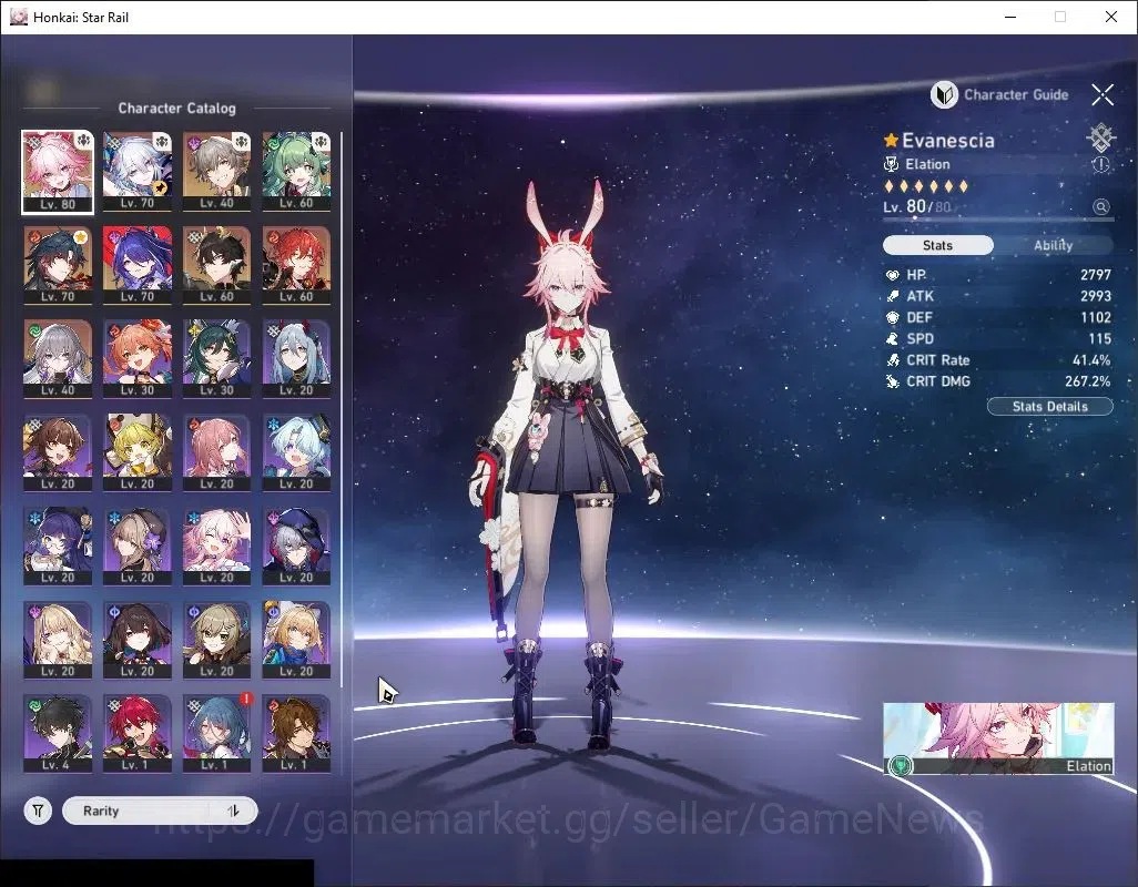 Honkai Star Rail Accounts Others Asia|TL 60|6 Limited|(Evanescia)+Sign Yao Guang,HuoHuo,Mortenax Blade,Acheron,DH Terrae 3