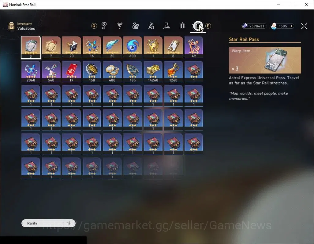 Honkai Star Rail Accounts Others Asia|TL 60|6 Limited|(Evanescia)+Sign Yao Guang,HuoHuo,Mortenax Blade,Acheron,DH Terrae 9