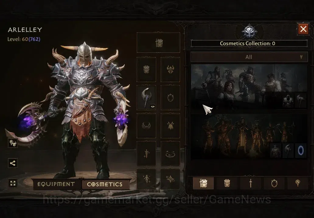 Diablo Immortal Accounts High-End SA-Oza|CS ON|Lv60(390)|Barbarian|CR 2k|Reso 600|Paragon Vanquisher|INFERNO VII|Take 10