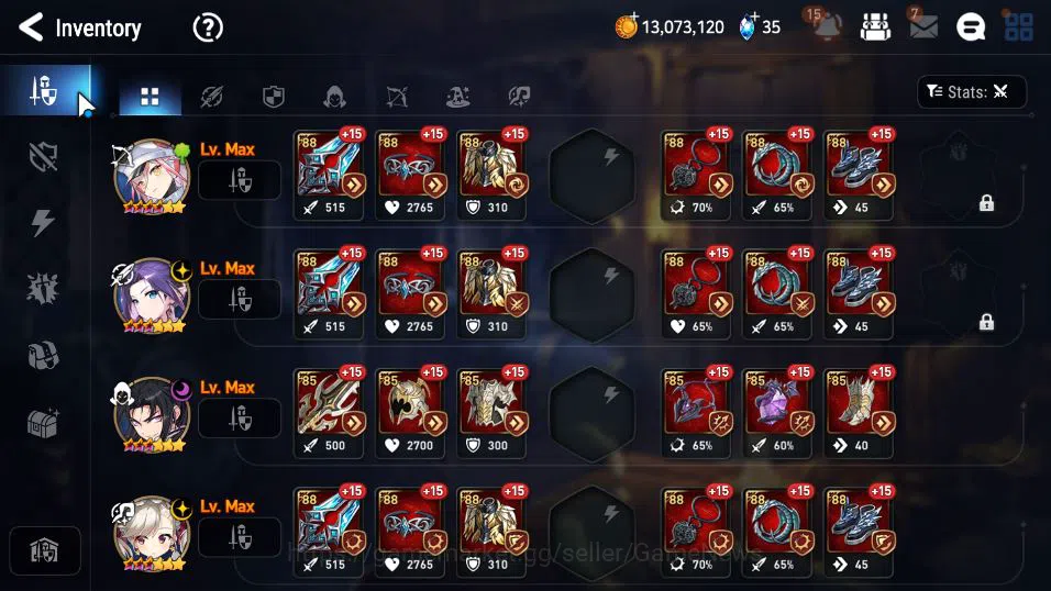 Epic Seven Accounts GLOBAL Unverif|New Era|6 ML(Salome,LOTScales,Har s image 11