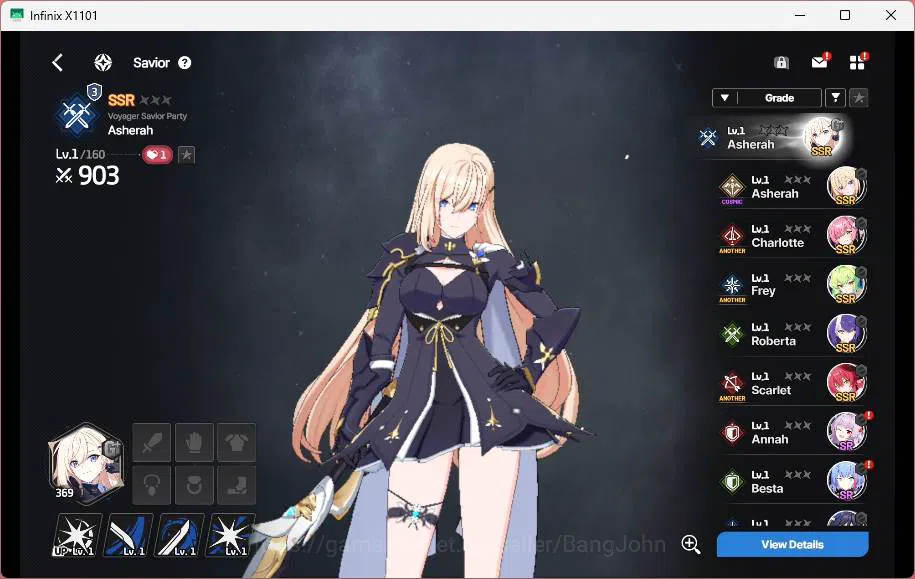 StarSavior Accounts Global| Starter Lv 1| 6 SSR Asherah, Charlotte, fr image 3
