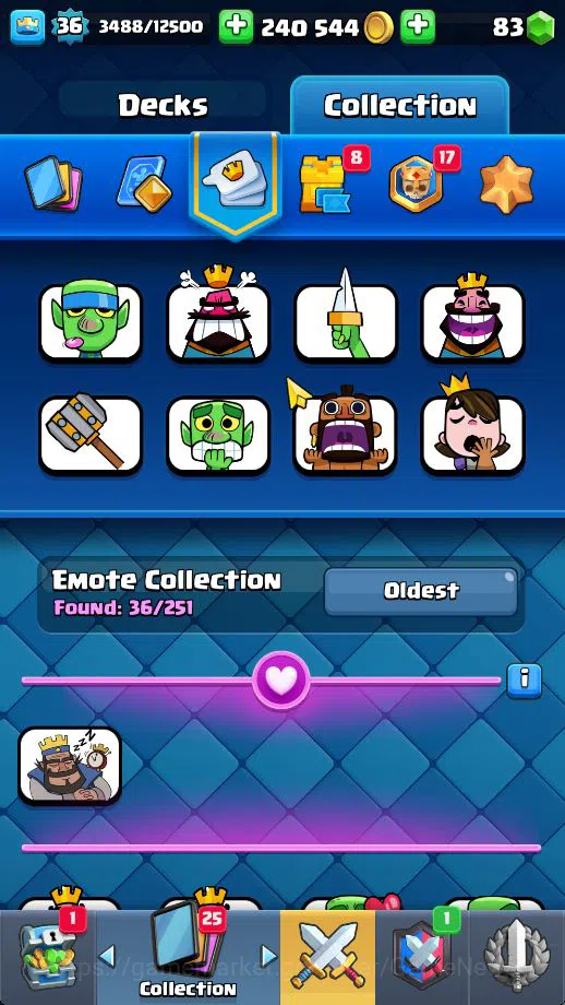 Clash Royale Accounts Midgame Lv 36|Trophy 7326|KTL 12|Limited Skin|Card 120| 1 HERO 5 EVO 7 Champ 21 Legendary 33 Epic 30 15