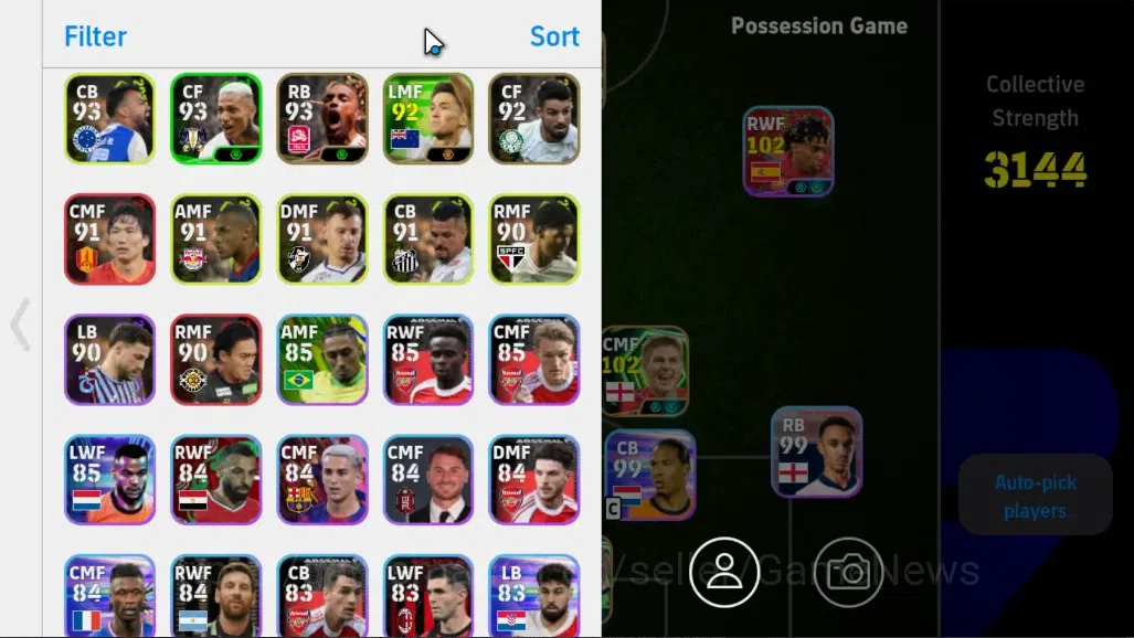 eFootball Accounts Android|Epic Peter Schmeichel,Steven Gerrard,Frank image 3