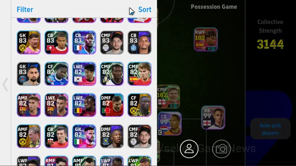 eFootball Accounts Android|Epic Peter Schmeichel,Steven Gerrard,Frank image 4
