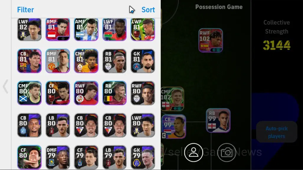 eFootball Accounts Android|Epic Peter Schmeichel,Steven Gerrard,Frank image 5