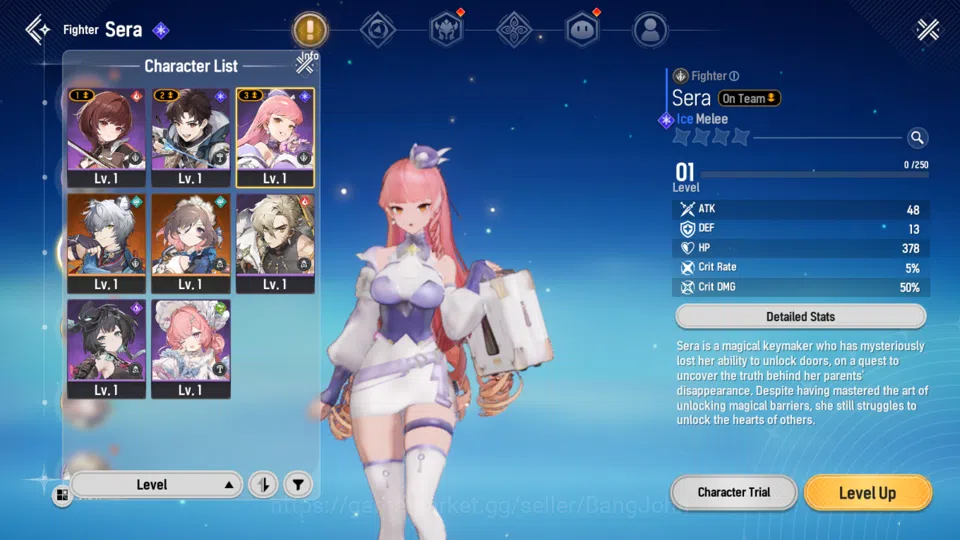 Mongil:Star Dive Accounts Starter|lvl 1|2 SSR(Esther,Sangun) Log Google|RA42 image 10