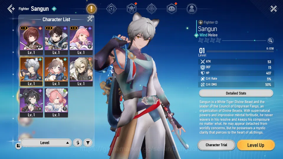 Mongil:Star Dive Accounts Starter|lvl 1|2 SSR(Esther,Sangun) Log Google|RA42 image 13