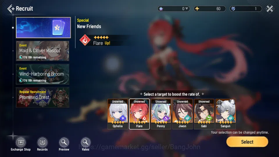 Mongil:Star Dive Accounts Starter|lvl 1|2 SSR(Esther,Sangun) Log Google|RA42 image 16