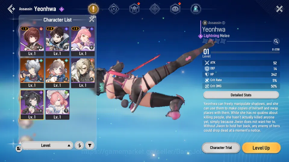 Mongil:Star Dive Accounts Starter|lvl 1|2 SSR(Esther,Sangun) Log Google|RA42 image 6