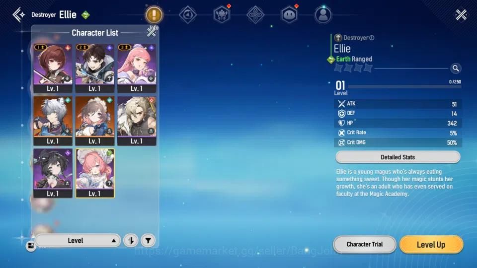 Mongil:Star Dive Accounts Starter|lvl 1|2 SSR(Esther,Sangun) Log Google|RA42 image 7