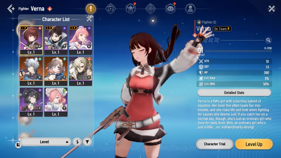 Mongil:Star Dive Accounts Starter|lvl 1|2 SSR(Esther,Sangun) Log Google|RA42 image 9