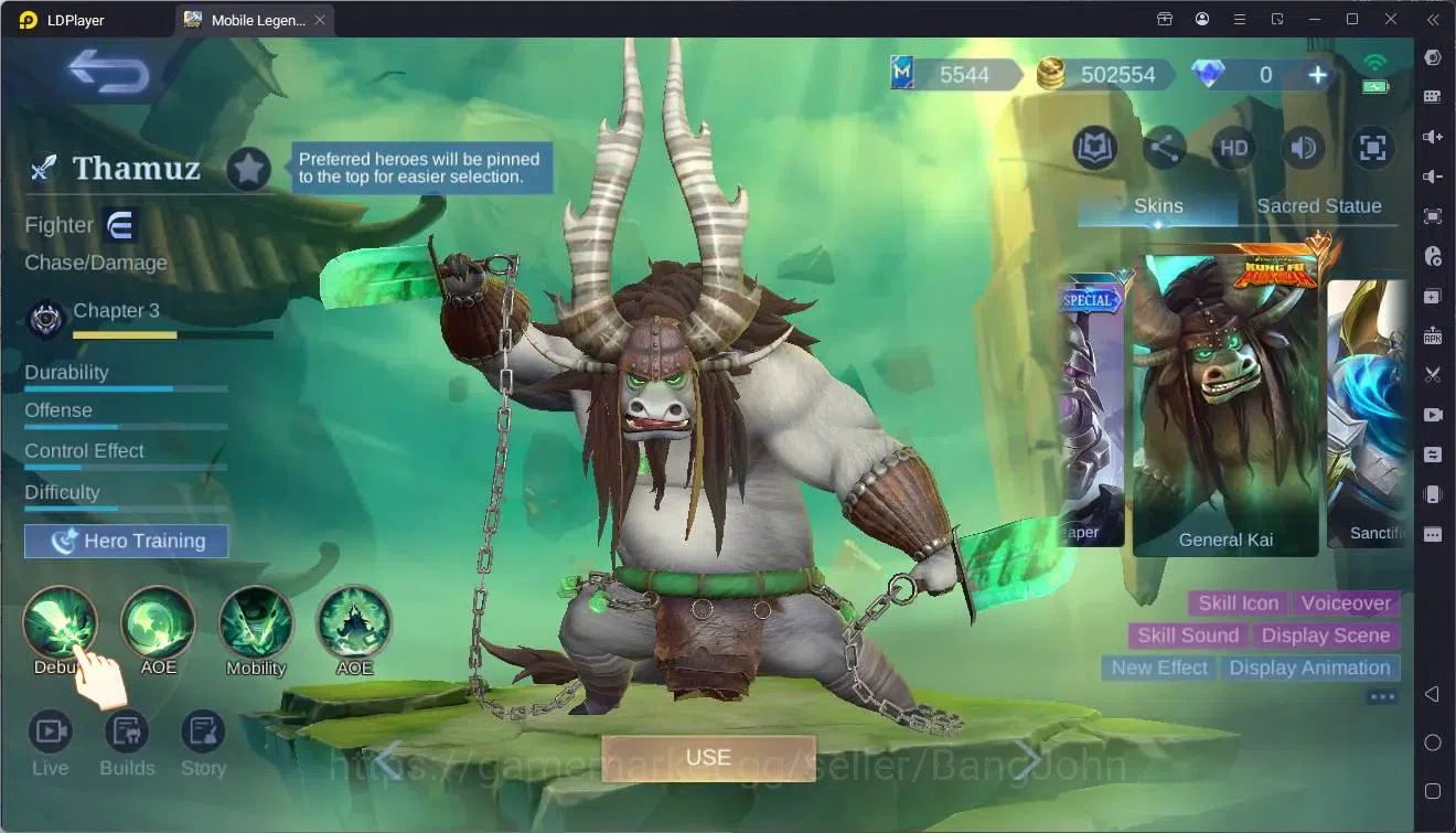 Mobile Legends: Bang Bang Accounts Collector Global|Hero 132|Skin452|Mega|Legend Franco|ASP Lesley,Angela|Ducati Bened|Prime 1