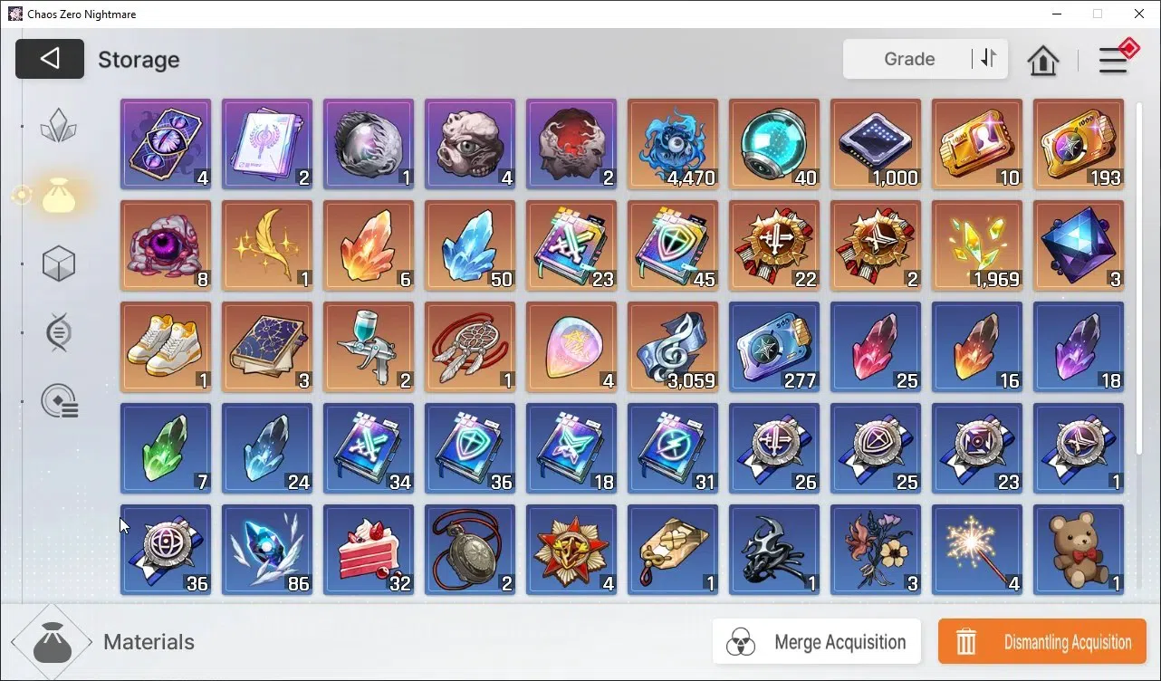 Chaos Zero Nightmare Accounts Global Lv53 | 13* Character Heidemarie,Diana,Narja image 19