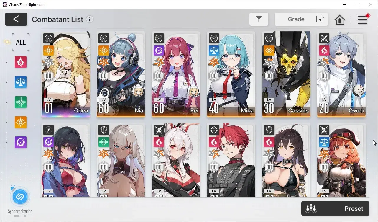 Chaos Zero Nightmare Accounts Global Lv53 | 13* Character Heidemarie,Diana,Narja image 4