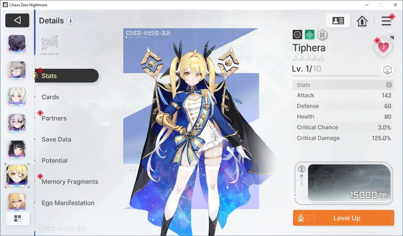Chaos Zero Nightmare Accounts Global Lv53 | 13* Character Heidemarie,Diana,Narja image 7
